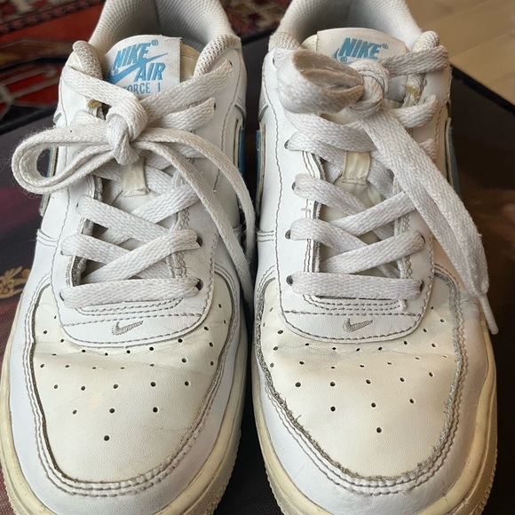 Nike Air Force 1 Low - White University Blue (GS) US 6Y EUR 38.5 - Picture 3 of 6